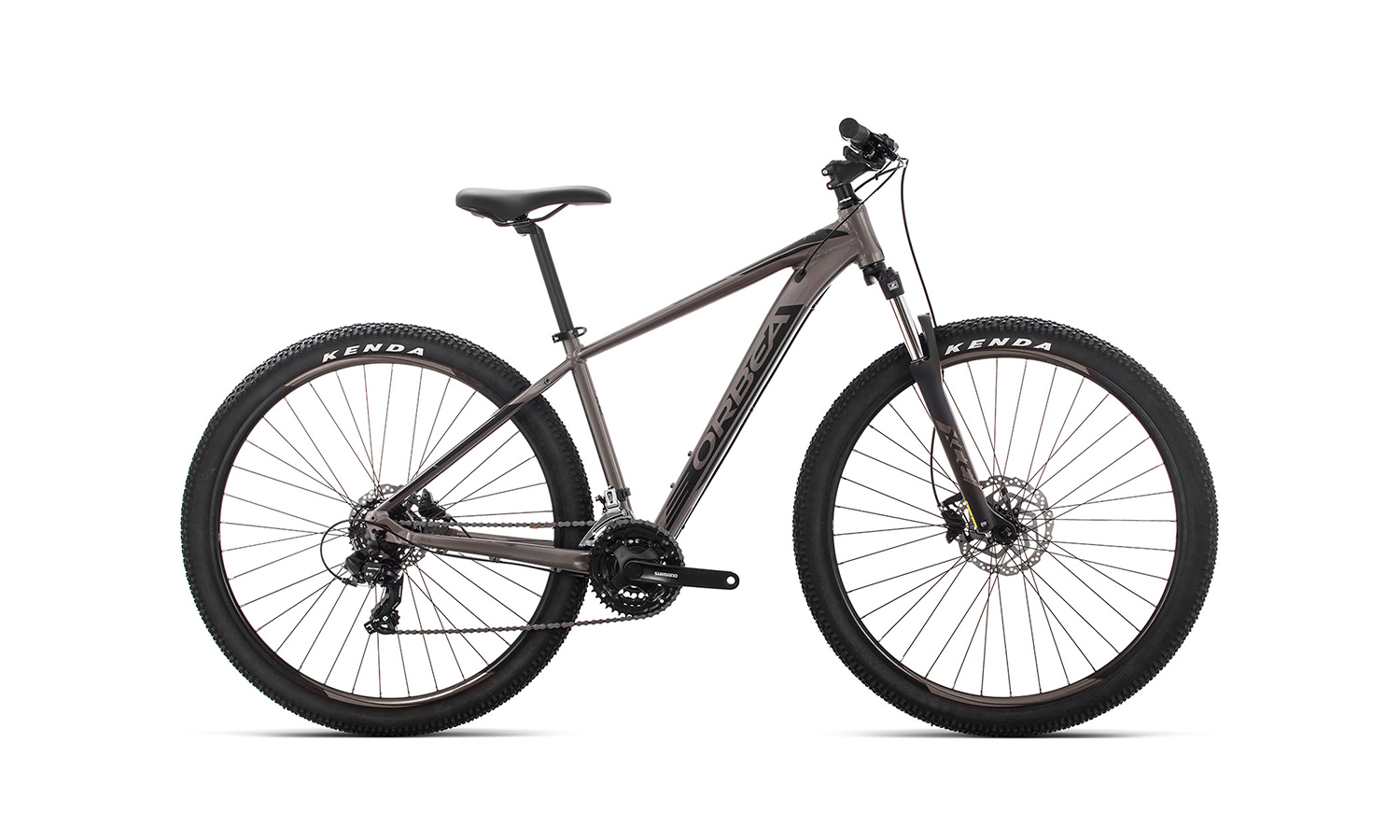 Фотографія Велосипед Orbea MX 27 60 (2019) 2019 Сіро-чорний 